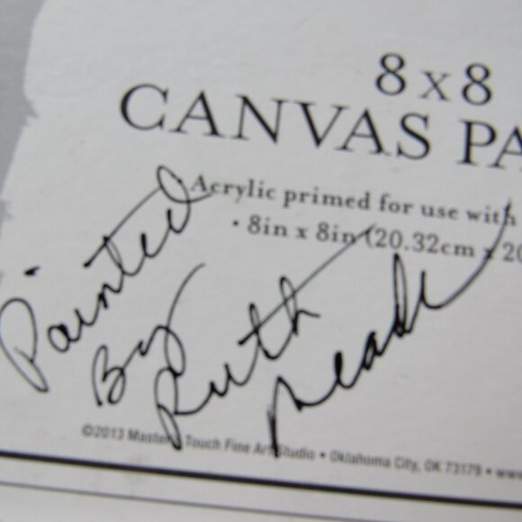 Original Acrylic Landscape Painting Signed - Picture 4 of 4